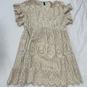 Short blush pink dress